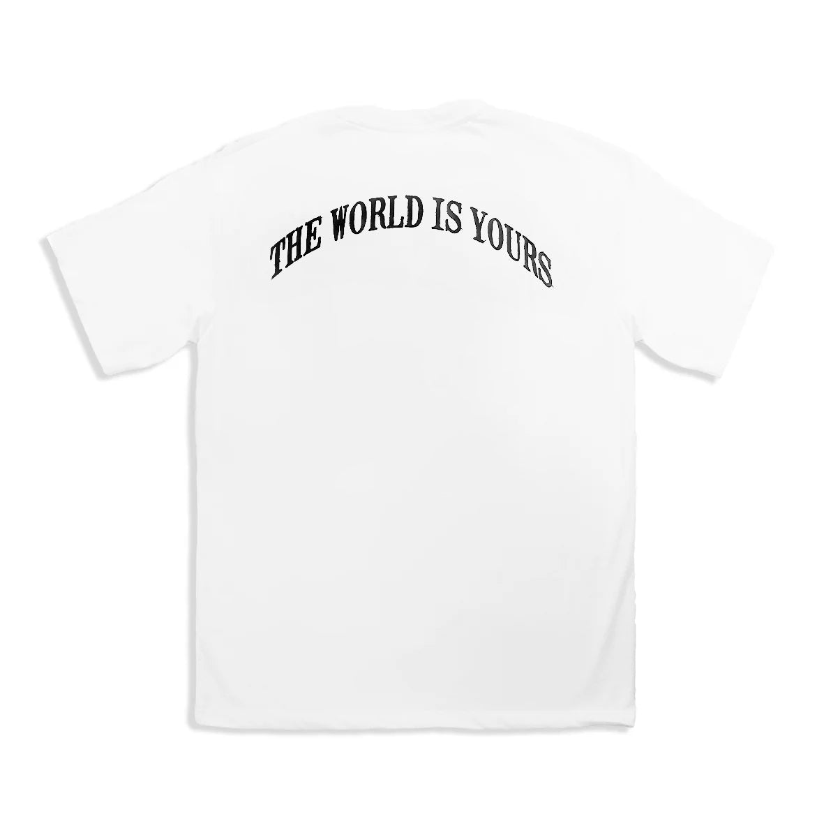 T-SHIRT “THE WORLD IS YOURS” WHITE