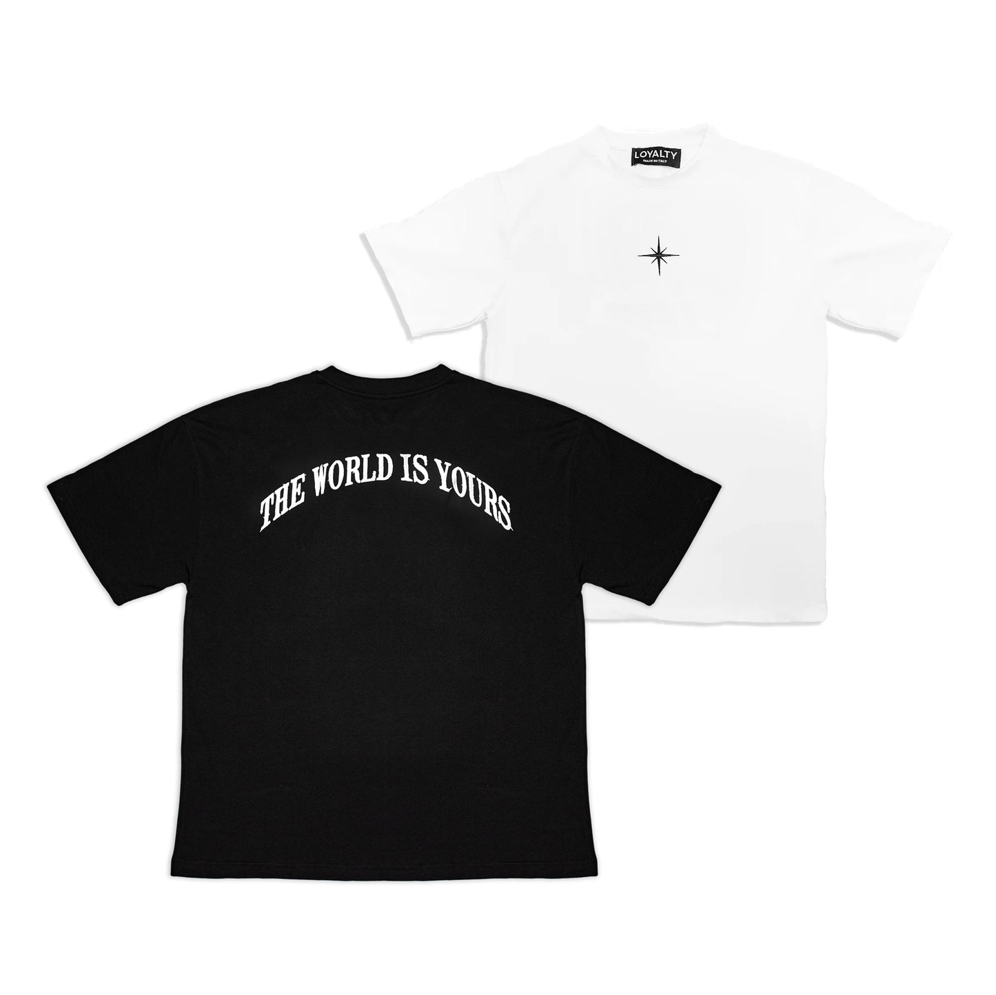 T-SHIRT “THE WORLD IS YOURS” BLACK