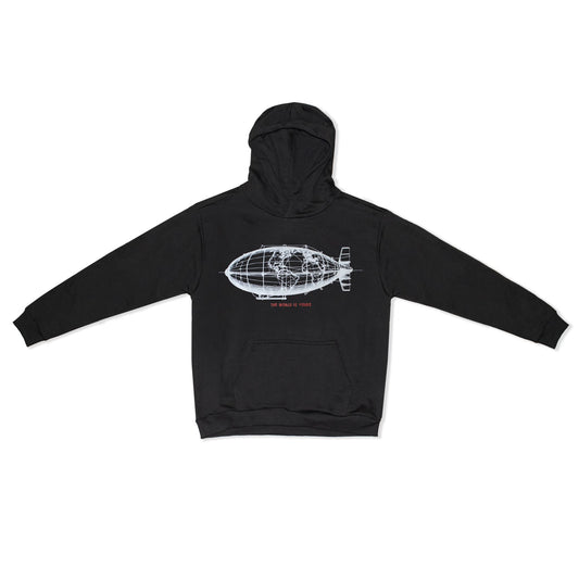 HOODIE “THE WORLD IS YOURS” BLACK