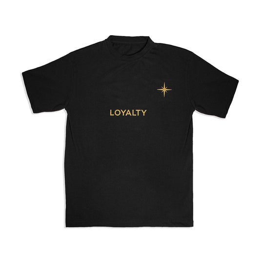 "LOYALTY" BLACK T-SHIRT